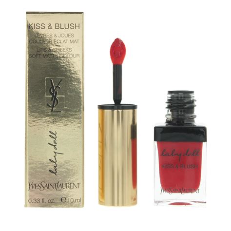 yves saint laurent baby doll kiss & blush rouge libertine|Yves Saint Laurent Baby Doll Kiss and Blush Lip Gloss for .